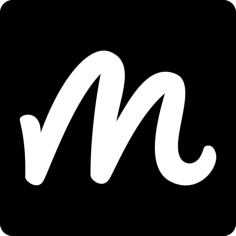 Myfolio Logo Editable Svg Line Art, Free Vectors File